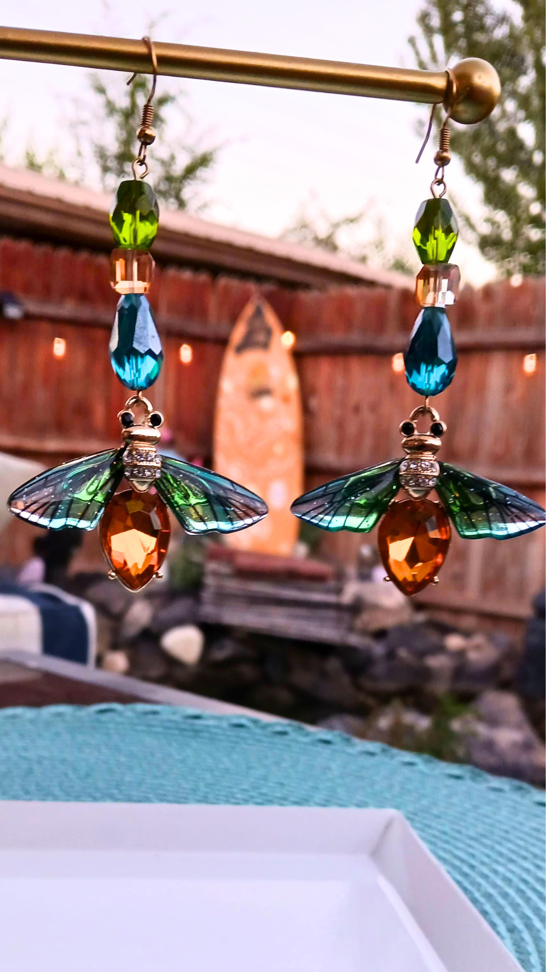 Garden Bee Earrings