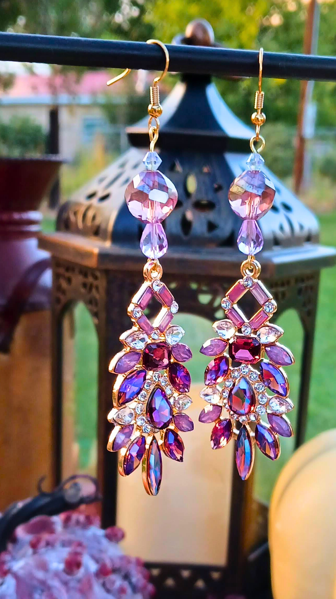 Sparkle Amethyst Earrings