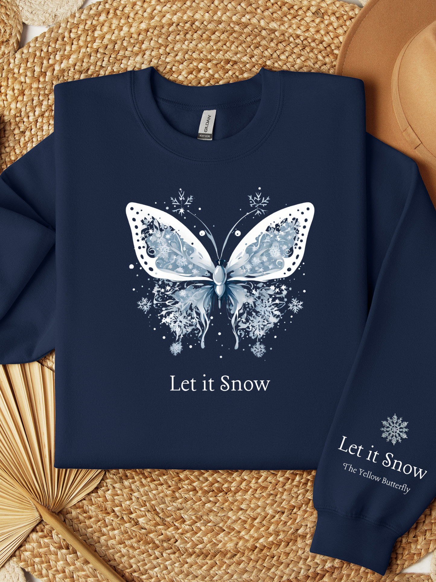 Let it Snow Butterfly Sweatshirt