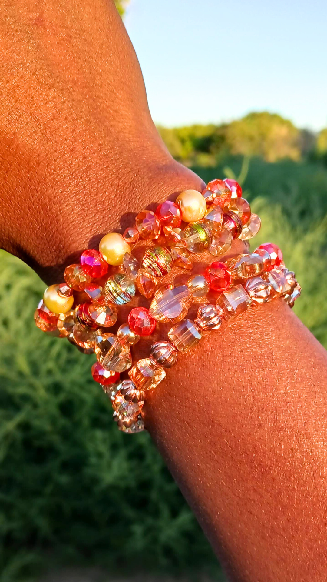 Golden Garden Bracelet Stack