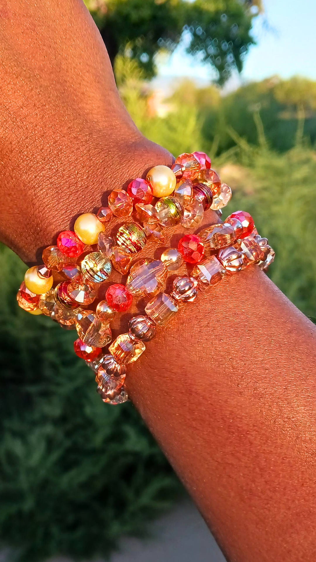 Golden Garden Bracelet Stack