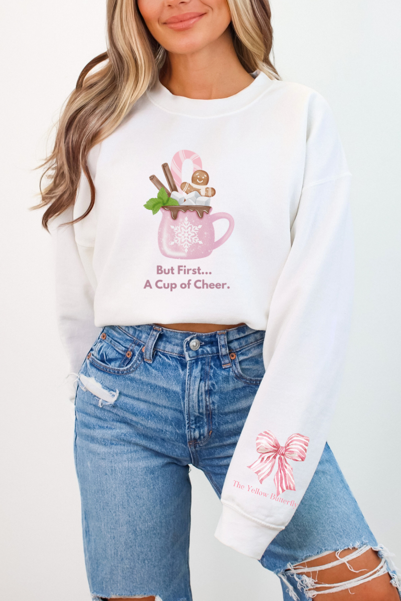 Christmas Cup of Cheer Gingerbread Coffee Sweatshirt