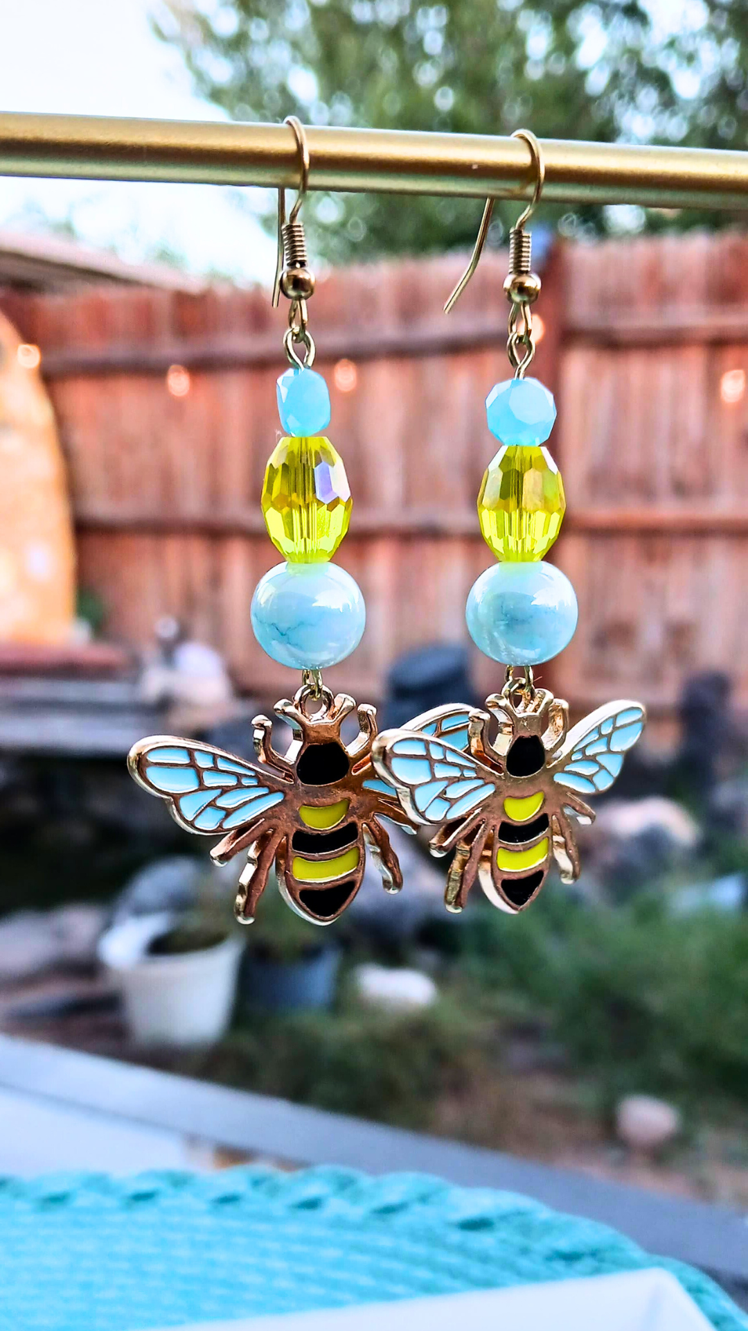 Garden Bumble Bee Earrings