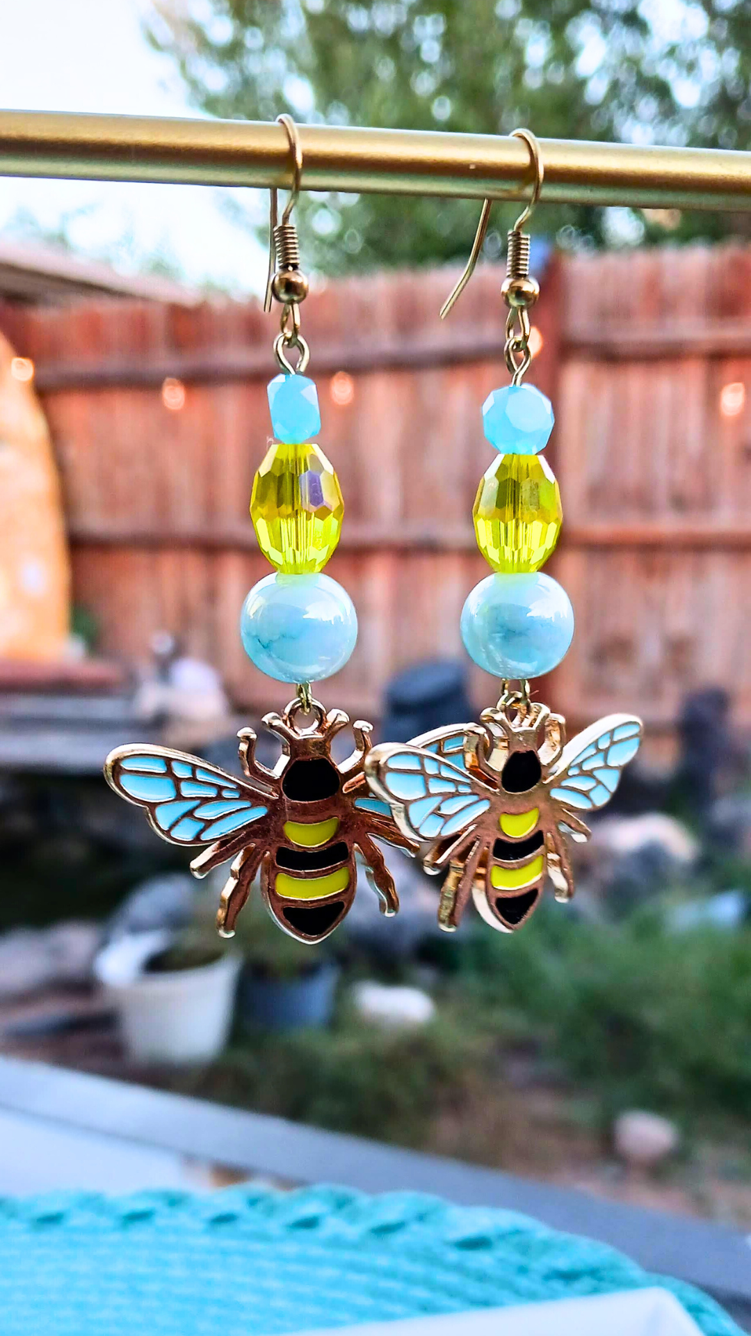 Garden Bumble Bee Earrings