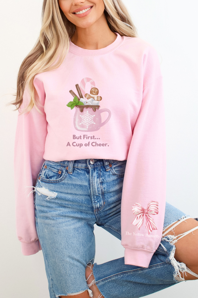 Christmas Cup of Cheer Gingerbread Coffee Sweatshirt