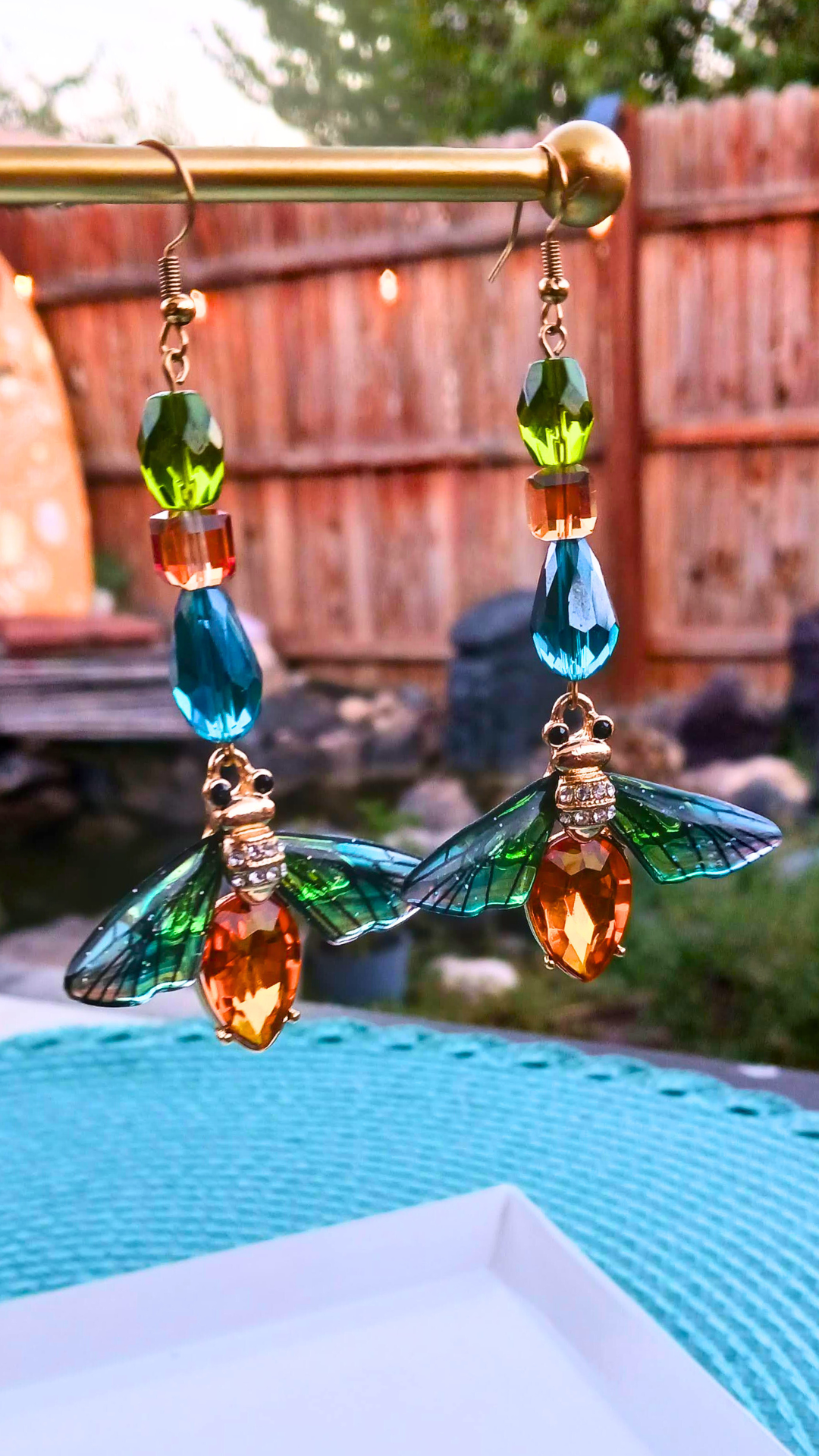 Garden Bee Earrings