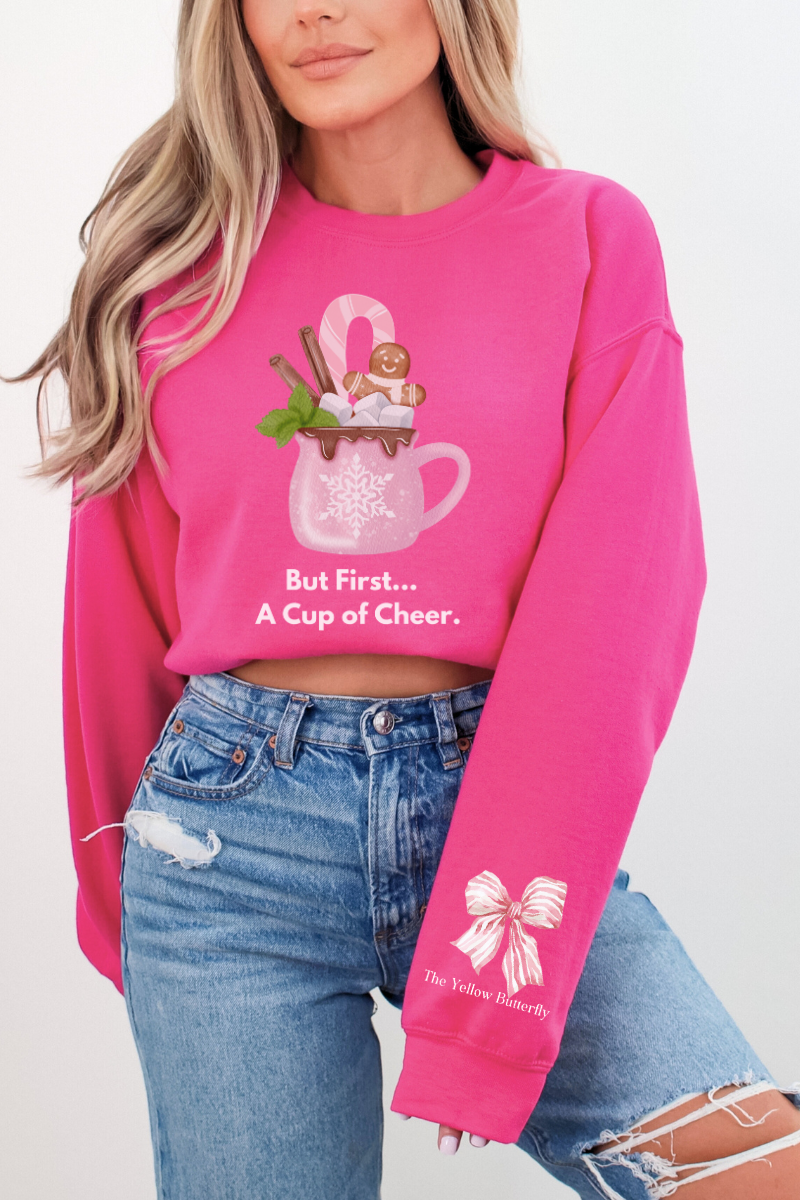 Christmas Cup of Cheer Gingerbread Coffee Sweatshirt