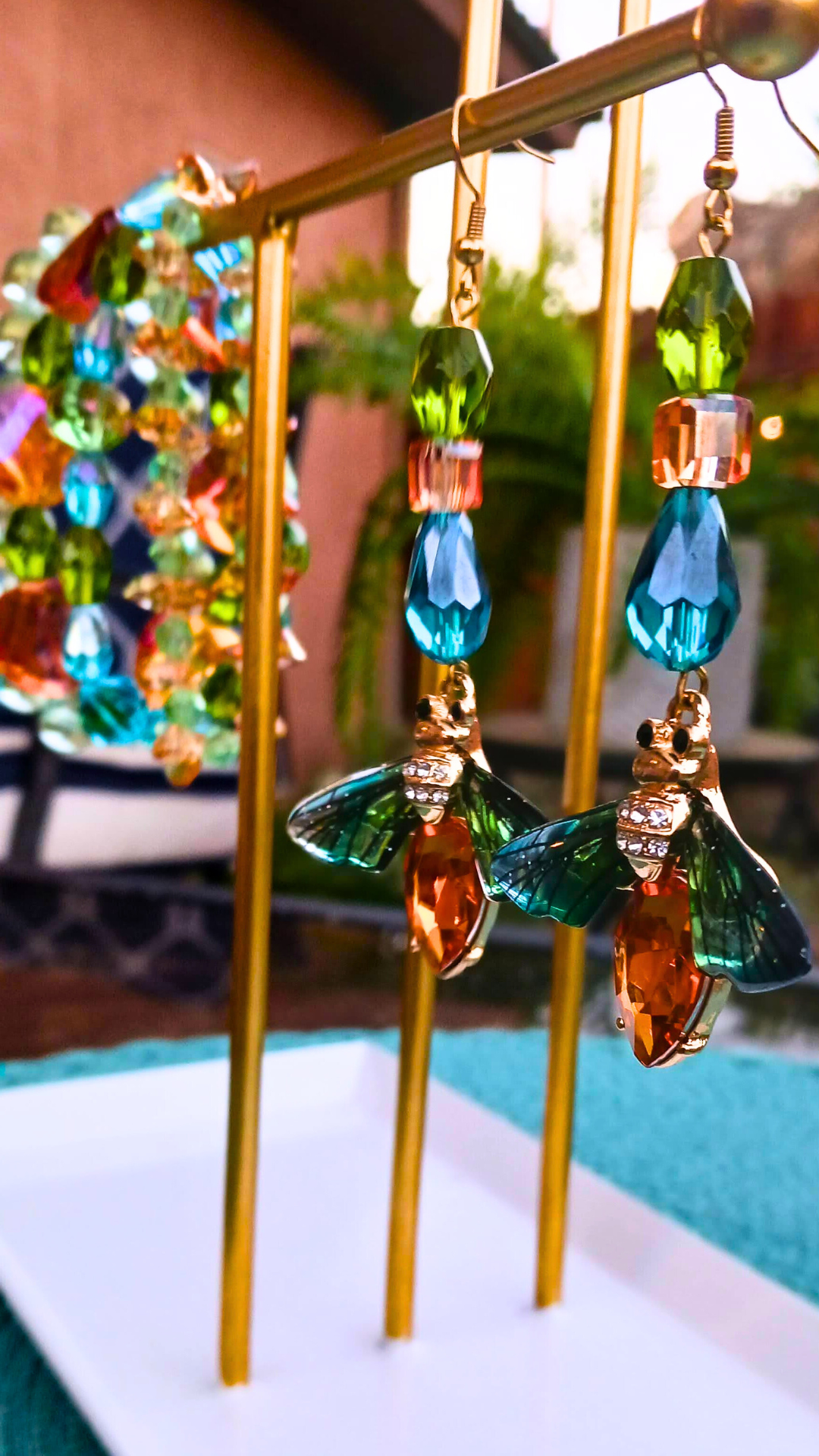 Garden Bee Earrings