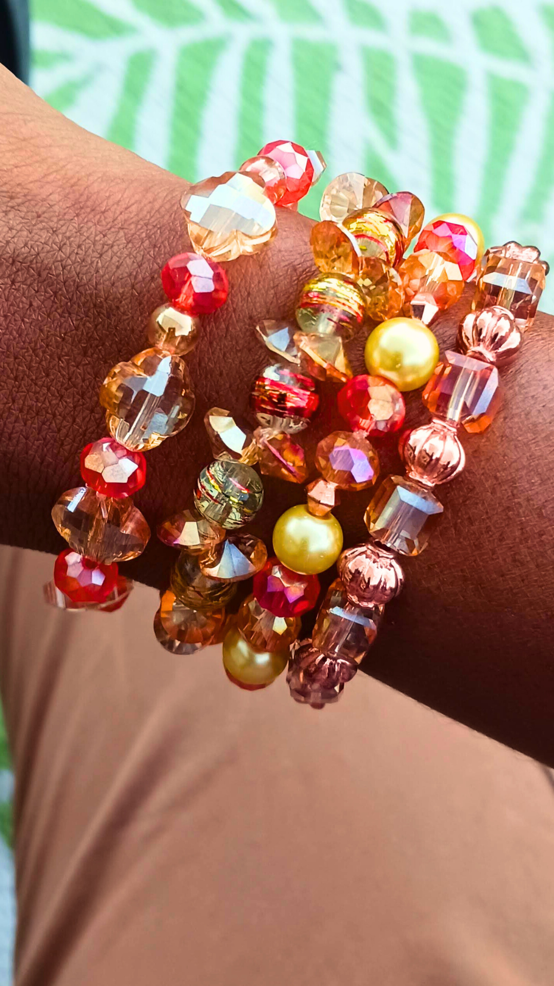 Golden Garden Bracelet Stack