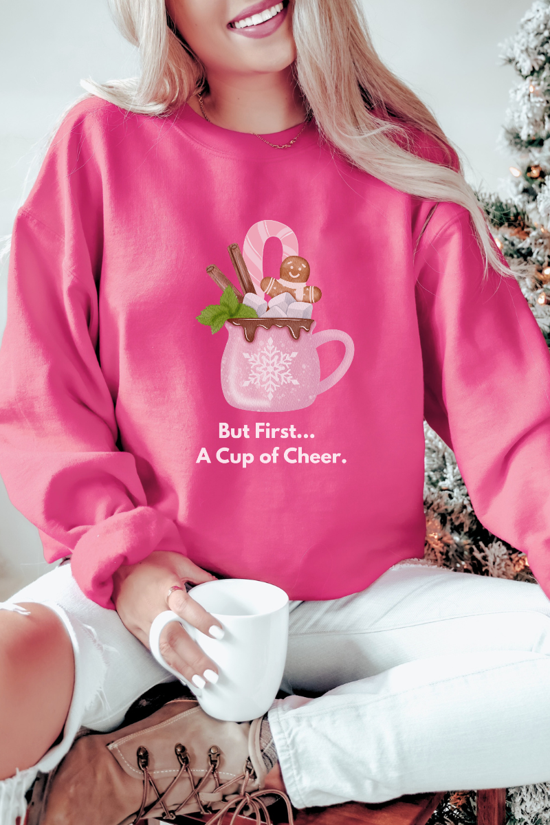 Christmas Cup of Cheer Gingerbread Coffee Sweatshirt