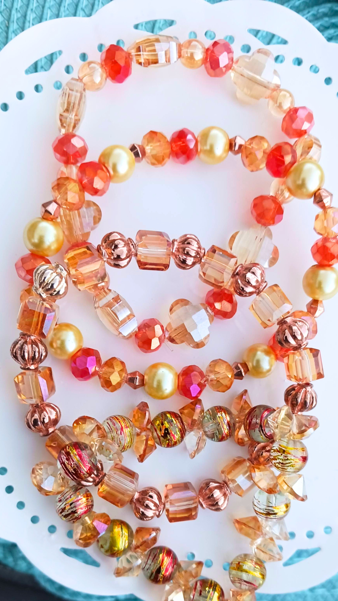 Golden Garden Bracelet Stack