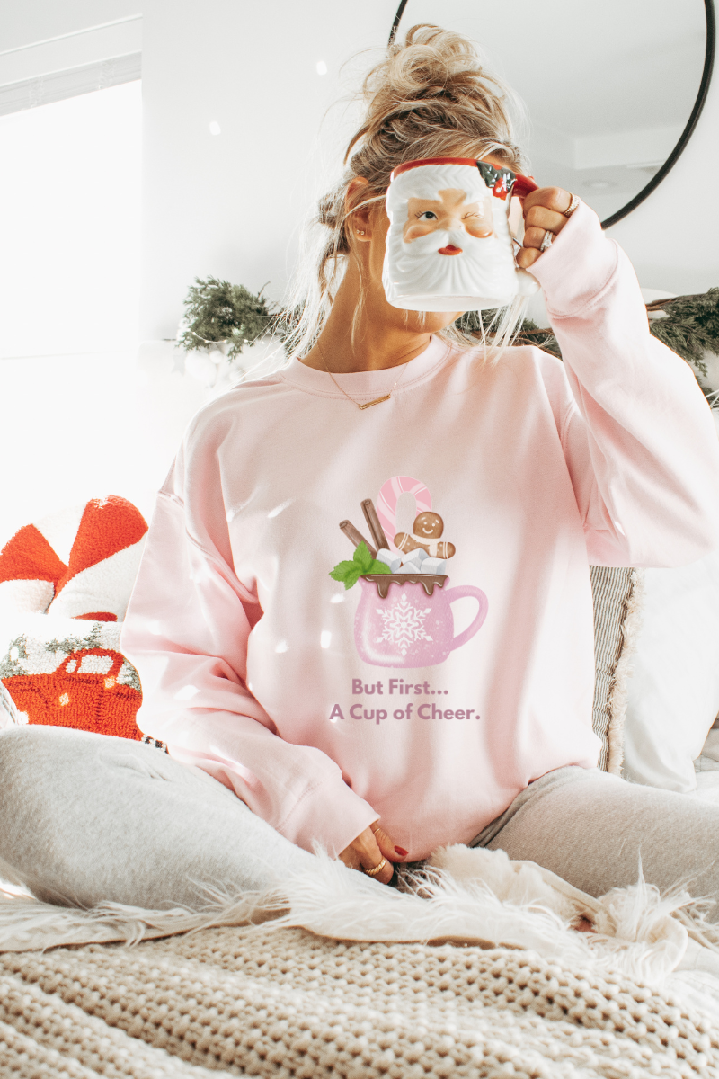 Christmas Cup of Cheer Gingerbread Coffee Sweatshirt