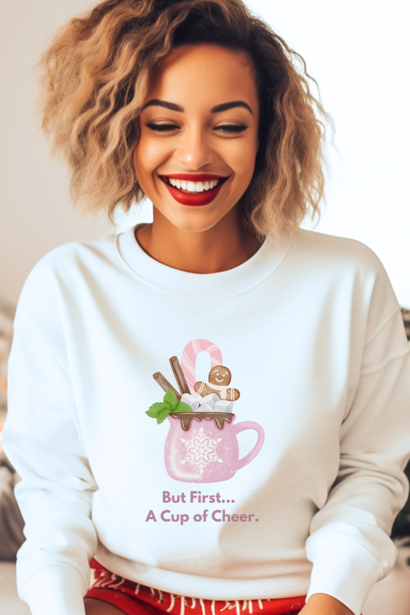 Christmas Cup of Cheer Gingerbread Coffee Sweatshirt