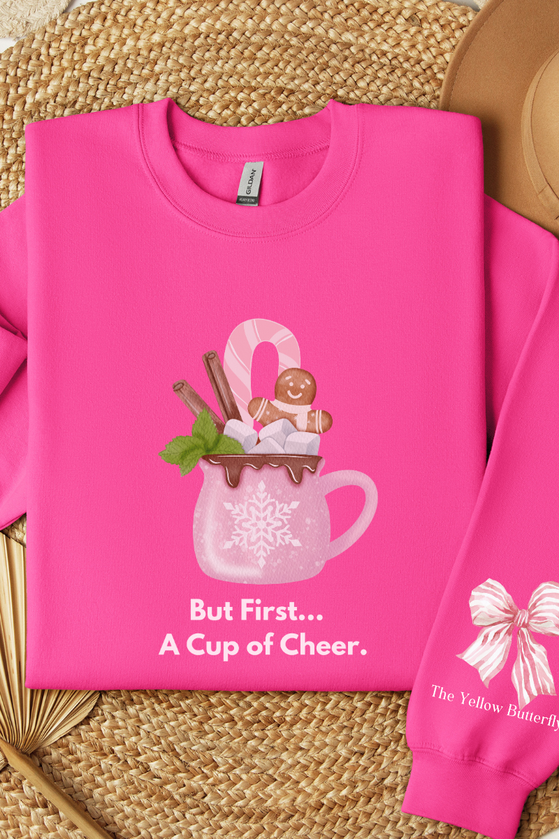 Christmas Cup of Cheer Gingerbread Coffee Sweatshirt