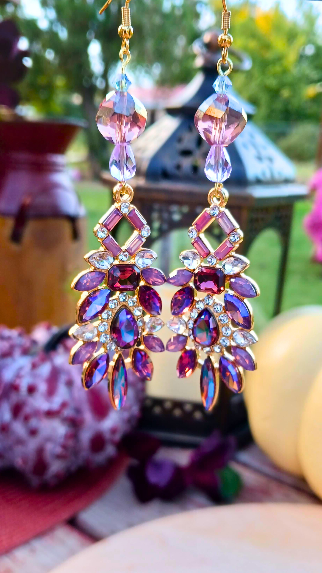 Sparkle Amethyst Earrings