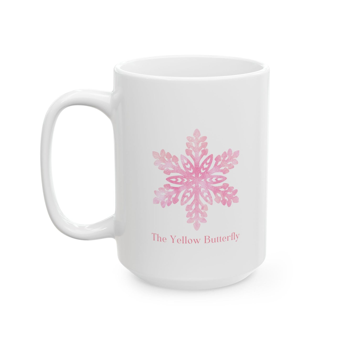 ❄️ Floral Ice Skate Mug – Festive Ceramic Mug, 11oz/15oz